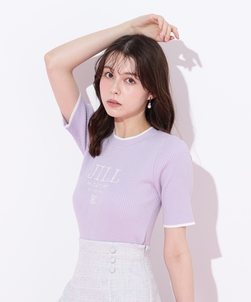 ジルスチュアート　美品　フランツ　ニット　セーター　パープル JILLSTUART - ジルスチュアート 美品 フランツ ニット セーター