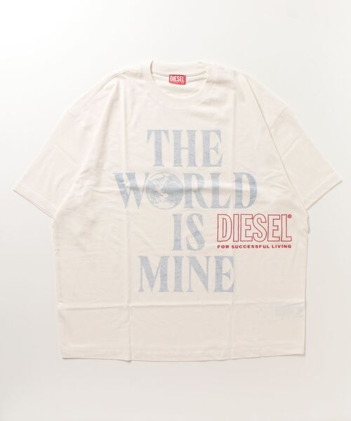DIESEL 「DIESEL」 半袖Tシャツ SMALL ホワイト メンズ