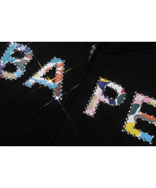 A BATHING APE（アベイシングエイプ） パーカー MULTI CAMO CRYSTAL