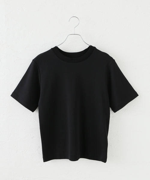 tシャツ カラーニットリブTシャツ レディース
