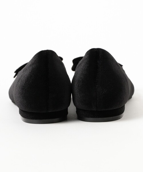 BEAMS HEART（ビームス ハート） パンプス ベロア リボン パンプス