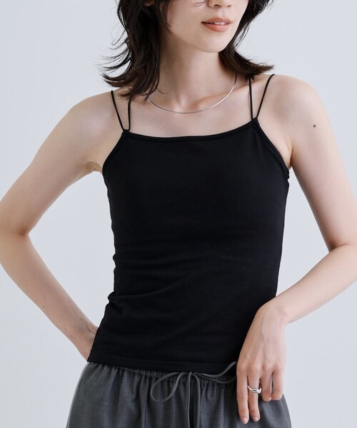 INDIVI GALLEST タンクトップ ノースリーブ 「一部店舗限定」カップ