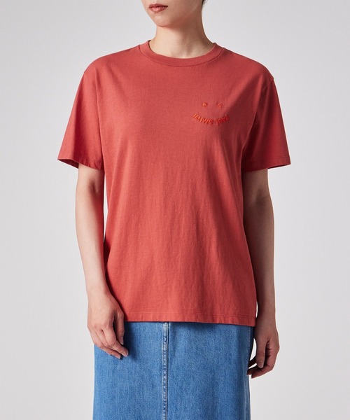 tシャツ ウィメンズ ”Happy” ヴィンテージ 半袖Tシャツ / 255406 232VD レディース