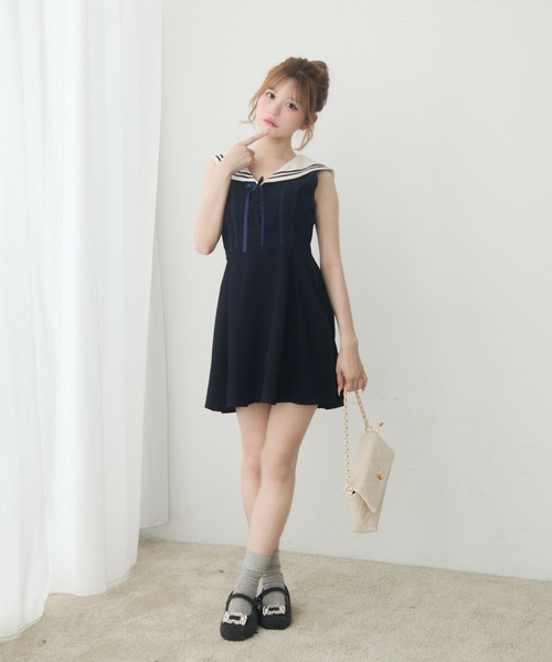 お値下げ　新品未使用♡フェリージ 黒ワンピース S ゴルフウェア ⛳️PING ゴルフウエア レディース ワンピース 黒 Sサイズ 匿名