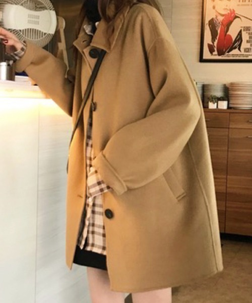 「DIAVEL」 ステンカラーコート M アイボリー レディース_画像7