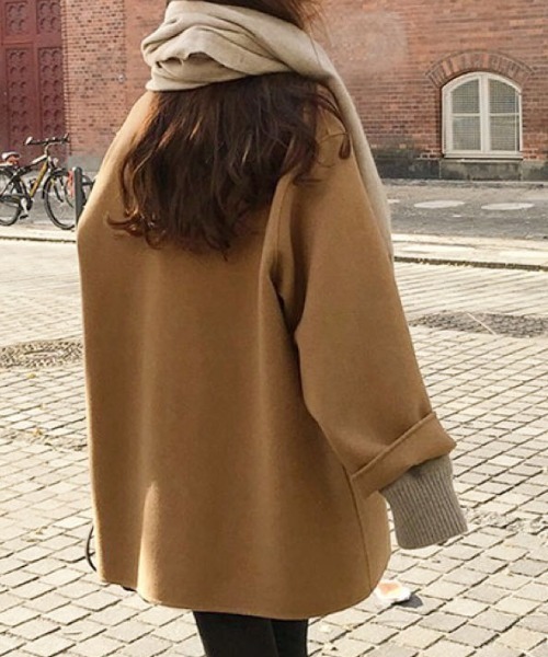 「DIAVEL」 ステンカラーコート M アイボリー レディース_画像8