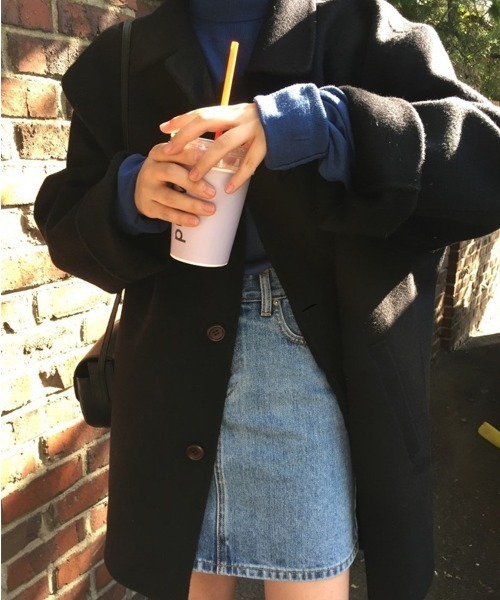 「DIAVEL」 ステンカラーコート M アイボリー レディース_画像9