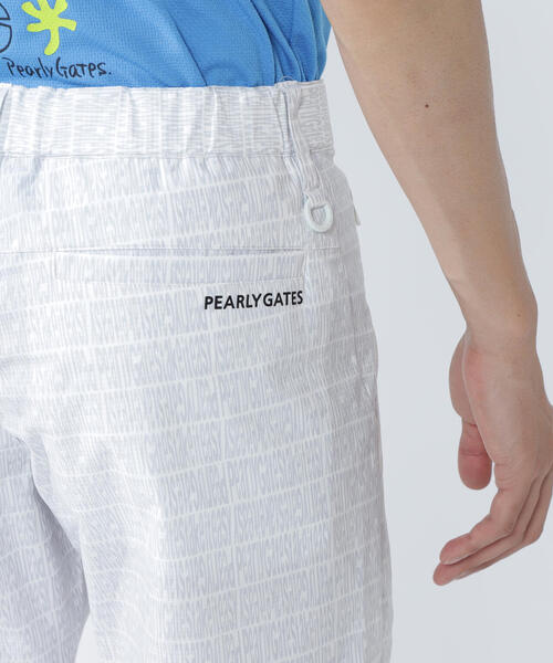 PEARLY GATES（パーリーゲイツ） パンツ 「PEARLY GATES」ロゴ組織柄