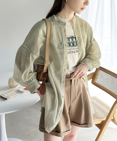 「classicalelf」 長袖チュニック LARGE ブルー レディース