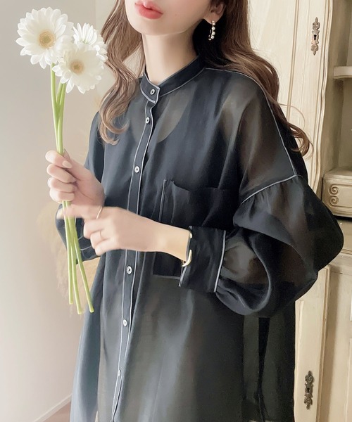 「classicalelf」 長袖チュニック LARGE ブルー レディース