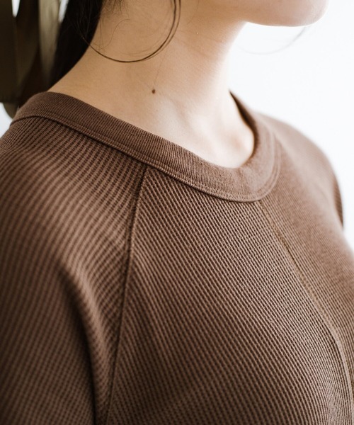 「haco!」 半袖ワンピース MEDIUM ブラウン レディース_画像3