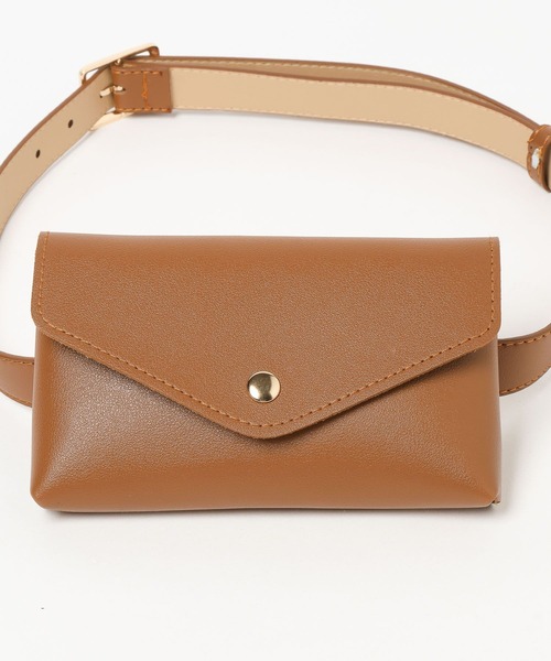 新品未使用　Hender Scheme ミニウエストポーチ　ブラウン　キャンバス BAYFLOW（ベイフロー） ウエストポーチ ウエストバッグ レザーポーチ
