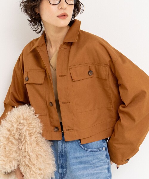 その他 Rie Rie Miller ブルゾン アウター ウォッシャブルワークジャケット