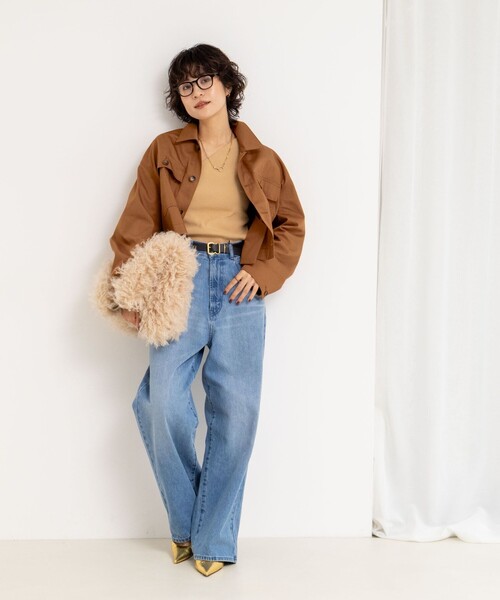 Rie Miller（リエミラー） ブルゾン アウター ウォッシャブルワーク