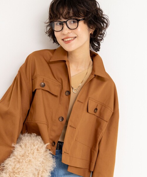 Rie Miller（リエミラー） ブルゾン アウター ウォッシャブルワーク