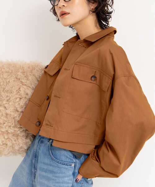 Rie Miller（リエミラー） ブルゾン アウター ウォッシャブルワーク