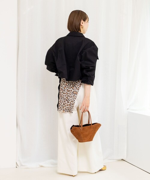 Rie Miller ブルゾン アウター ウォッシャブルワークジャケット