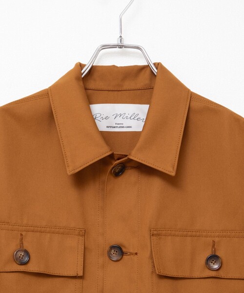 Rie Miller（リエミラー） ブルゾン アウター ウォッシャブルワーク