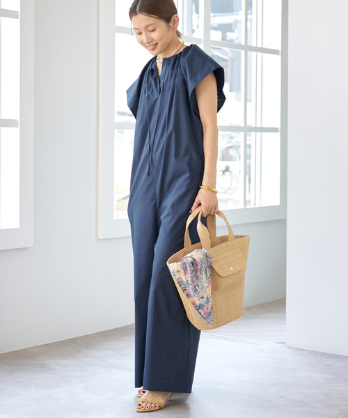 IENA オールインワン　美品 追加》IENA LA BOUCLE カットワークレースオールインワン2