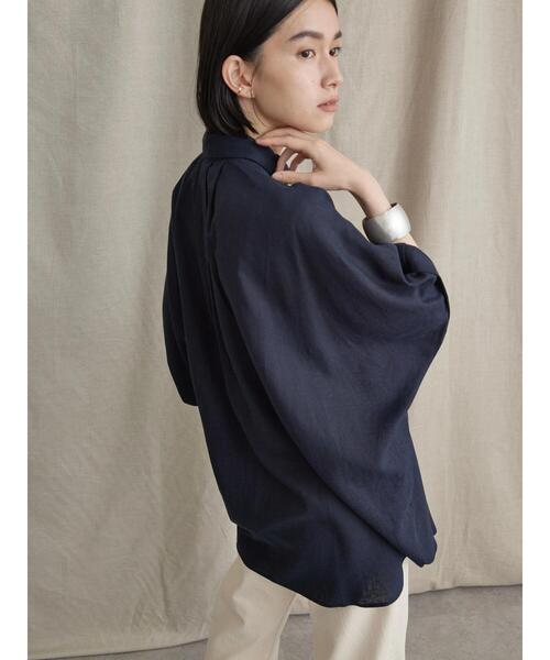 「AMERICAN HOLIC」 半袖シャツ M オフホワイト レディース_画像5
