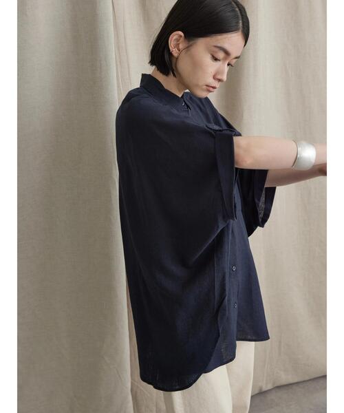 「AMERICAN HOLIC」 半袖シャツ M オフホワイト レディース_画像8