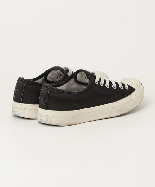「CONVERSE」 ローカットスニーカー 24.5cm ブラック レディース