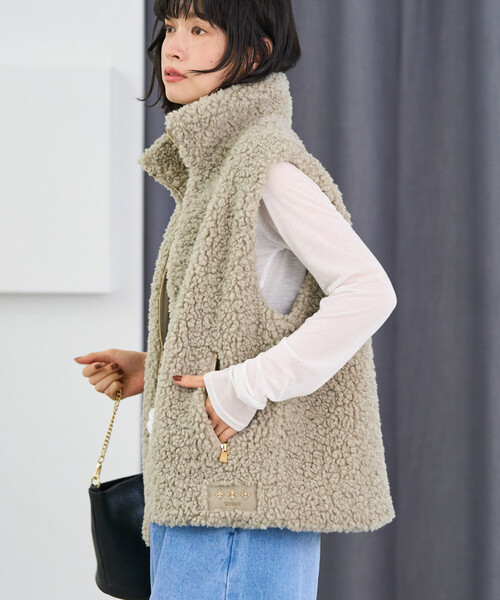 ベスト ジレ レディースの画像