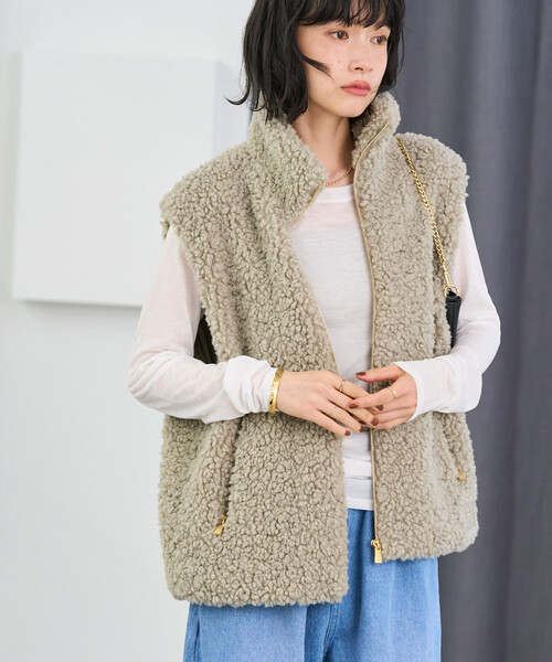 ベスト ジレ レディースの画像