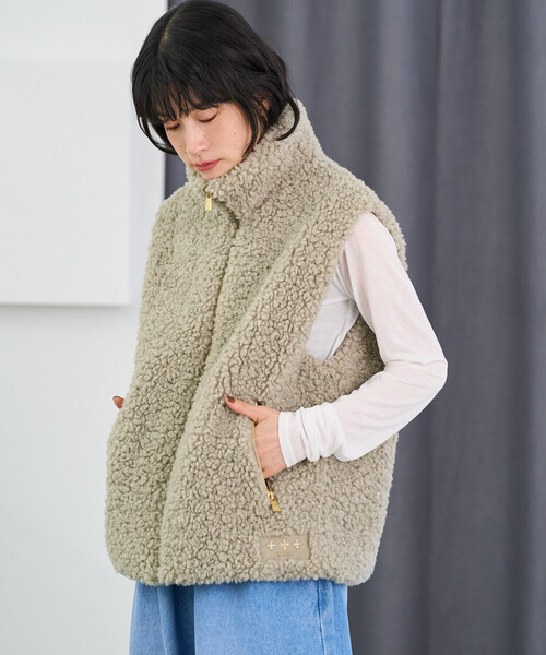 ベスト ジレ レディースの画像