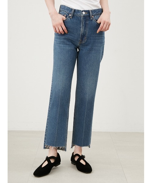 [Mila Owen] обработка Denim брюки 1 голубой женский 