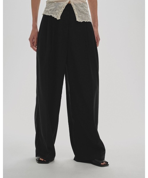 パンツ TODAYFUL Tuck Linen Trousers 38 TODAYFUL トゥデイフル Tuck Linen Trousers タックリネン