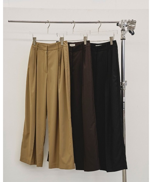 パンツ TODAYFUL Typewriter Tuck Trousers 38 TODAYFUL トゥデイフル Tapered Tuck Trousers 12520710