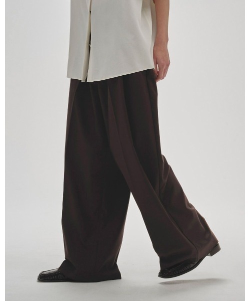 パンツ TODAYFULHighwaist Tuck Trousers 36 TODAYFUL TODAYFYL (トゥデイフル）Tuck Wide Trousers 即日発送