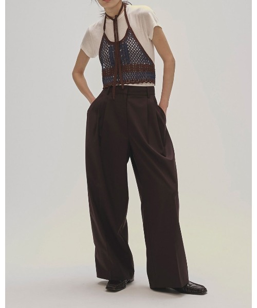 パンツ TODAYFUL Smooth Tuck Trousers TODAYFUL（トゥデイフル）の「【TODAYFUL/トゥデイフル