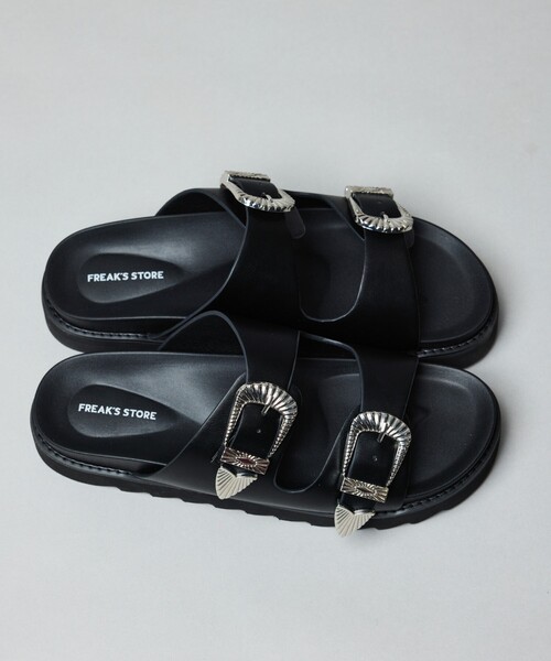 「FREAK'S STORE」 サンダル 26cm ブラック メンズ_画像7
