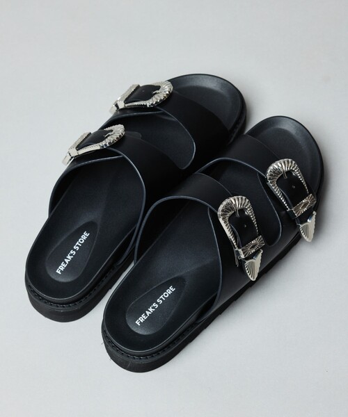 「FREAK'S STORE」 サンダル 26cm ブラック メンズ_画像8