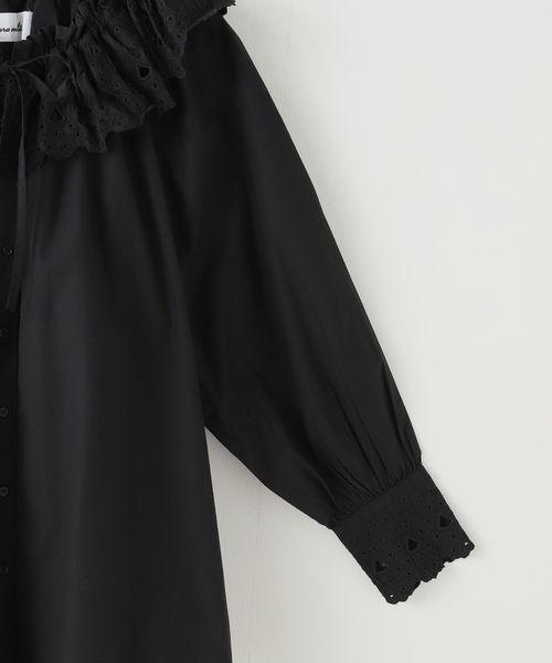 サラマリカ 25AW Cotton Scallop Collar Blouse サラマリカ 25AW Cotton Scallop Collar Blouse - メルカリ