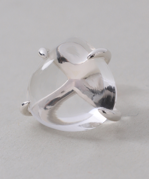 Lilas ピアス 「SAMH by LILAS」マロンクォーツピアス SV（両耳