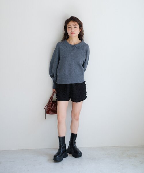 Kastane（カスタネ） パンツ フリルショートパンツ レディース