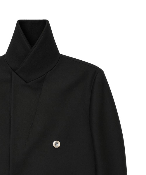 pコート ピーコート 「FACTOTUM」 SUPER110`s Melton W Coat メンズ レディースの画像