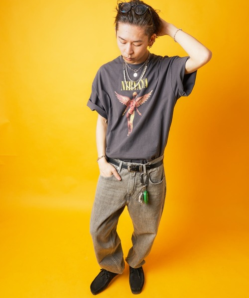 「PUBLUX」 半袖Tシャツ LARGE ブラック メンズ_画像8