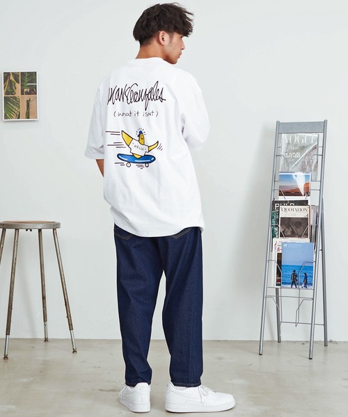 「（What it isNt）ART BY MARKGONZALES」 半袖Tシャツ L ホワイト メンズ_画像5
