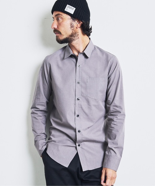 「Magine」 長袖シャツ 44 ベージュ メンズ_画像3