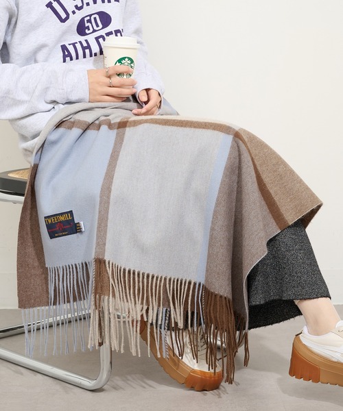 TWEED MILL（ツイードミル） ストール マフラー 「TWEED MILL」70cm