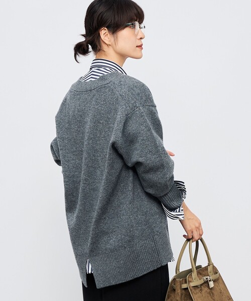 新品タグ付❤️春まで着れる❤️NOLLEY'S MUSIC Vネックカーディガン NOLLEY'S（ノーリーズ） カーディガン 「WEB限定アイテム」2WAY長めV