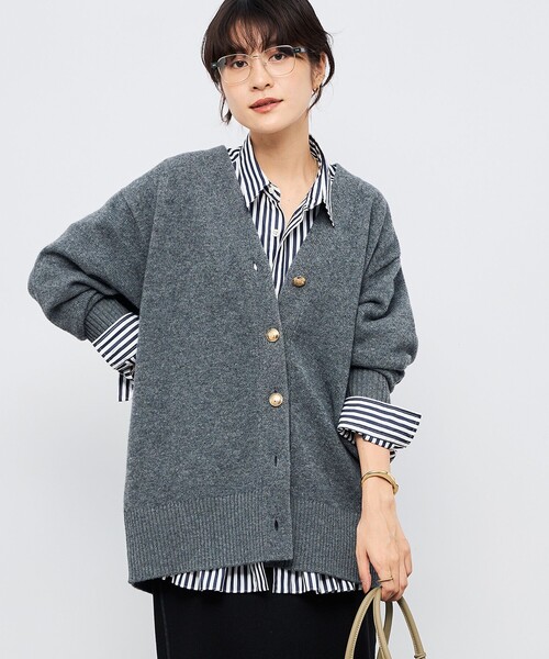定価15950円❤️新品タグ付❤️NOLLEY'S Vネックカーディガン NOLLEY'S（ノーリーズ） カーディガン 「WEB限定」カシミヤブレンド