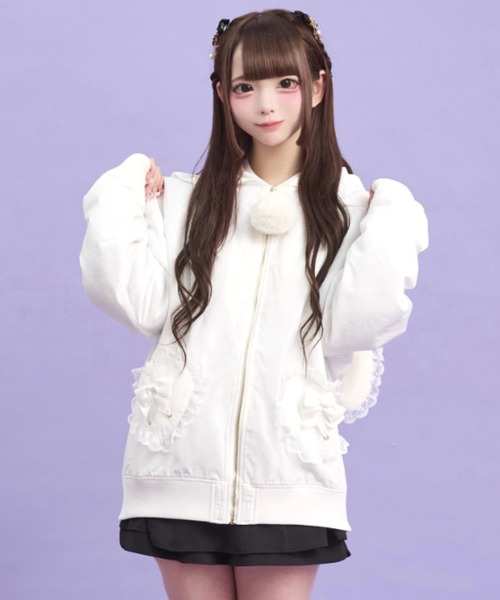 Secret Honey（シークレットハニー） ブルゾン アウター うさ耳ハート
