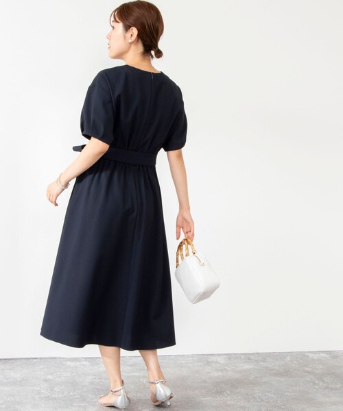 「NOLLEY'S」 半袖ワンピース 38 ネイビー レディースの画像