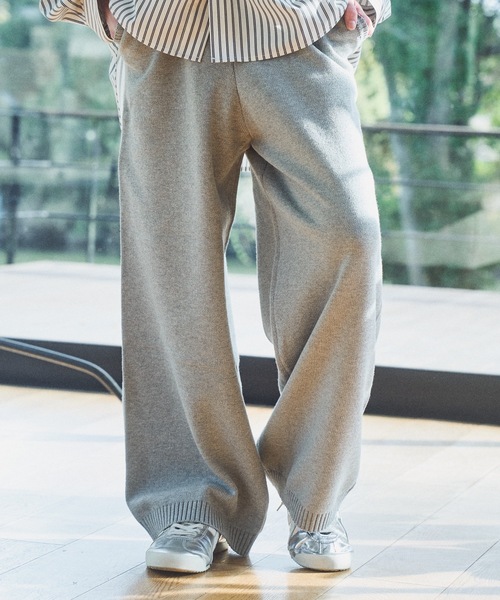 キーコ　セーターとパンツの2点セット。 Casper John（キャスパージョン） パンツ Knit pants/ニットパンツ