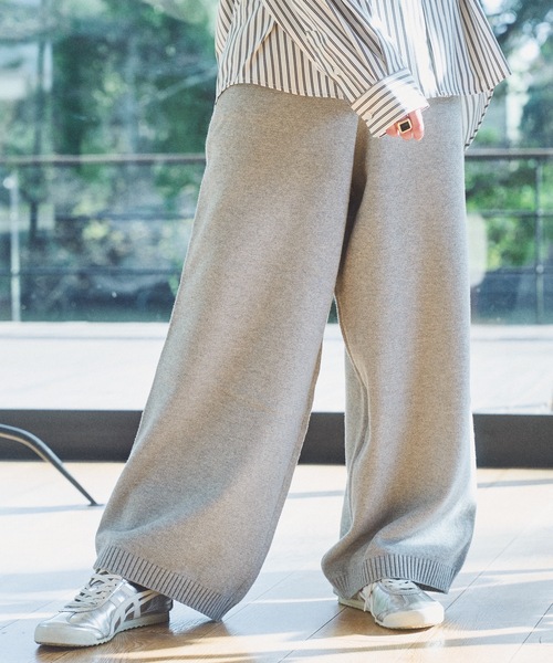 Casper John（キャスパージョン） パンツ Knit pants/ニットパンツ